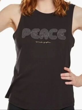Spiritual Gangster Peace Muscle Tank - Size Small